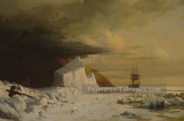 William Bradford œuvres - Un été arctique à travers le pack dans la baie de Melville William Bradford